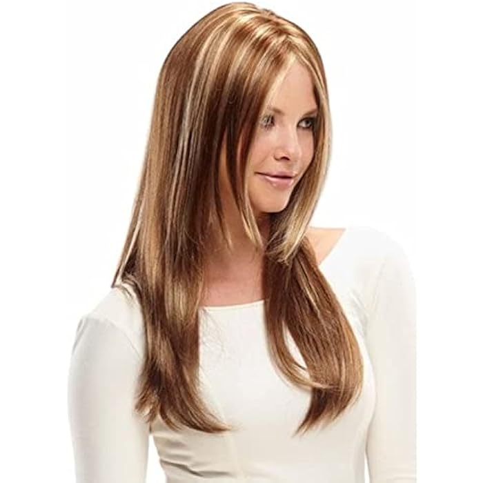 DILLARDS Gnimegil Long Blonde Wigs For Women Brown With Highlight Blonde High Temperature Synthetic Natural Hairstyles Blonde Streaks Wig Daily Wear Cosplay Party Costume For Women - Image 4